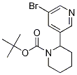 tert-butyl 2-(5-bromopyridin-3-yl)piperidine-1-carboxylate CAS#: 179119-98-3