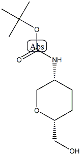 tert-butyl (cis)-6-(hydroxymethyl)-tetrahydro-2H-pyran-3-ylcarbamate CAS#: 603130-24-1