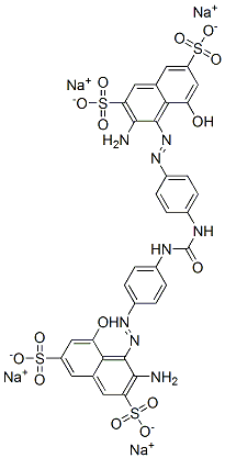 tetrasodium 4,4'-[carbonylbis(imino-4,1-phenyleneazo)]bis[3-amino-5-hydroxynaphthalene-2,7-disulphonate] CAS#: 6771-81-9