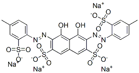 tetrasodium 4,5-dihydroxy-3,6-bis[(4-methyl-2-sulphonatophenyl)azo]naphthalene-2,7-disulphonate CAS#: 65271-28-5