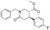 trans 1-Benzyl-4-(4-fluorophenyl)-6-oxopiperidine-3-carboxylic Acid Methyl Ester CAS#: 612095-72-4