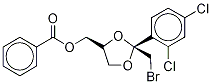 trans-[2-BroMoMethyl-2-(2,4-dichlorophenyl)-1,3-dioxolan-4-yl]Methyl Benzoate CAS#: 61397-57-7
