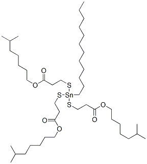 triisooctyl 3,3',3''-[(dodecylstannylidyne)tris(thio)]tripropionate CAS#: 64926-50-7