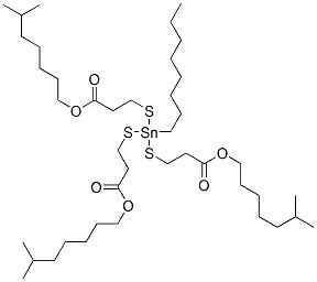 triisooctyl 3,3',3''-[(octylstannylidyne)tris(thio)]trispropionate CAS#: 60585-20-8