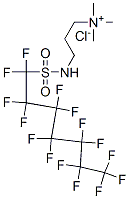 trimethyl-3-[[(pentadecafluoroheptyl)sulphonyl]amino]propylammonium chloride CAS#: 68555-81-7