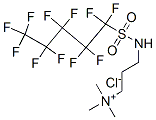 trimethyl-3-[[(undecafluoropentyl)sulphonyl]amino]propylammonium chloride CAS#: 68957-55-1
