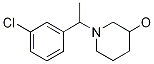 1-[1-(3-Chloro-phenyl)-ethyl]-piperidin-3-ol, 98+% C13H18ClNO, 分子量 239.75 CAS#: 1033013-42-1
