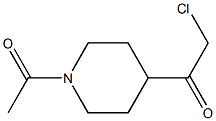 1-(1-Acetylpiperidine-4-yl)-2-chloroethanone CAS#: 1018965-84-8