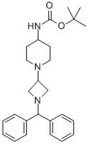 [1-[1-(DIPHENYLMETHYL)-3-AZETIDINYL]-4-PIPERIDINYL]-CARBAMIC ACID 1,1-DIMETHYLETHYL ESTER CAS#: 178311-91-6