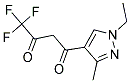1-(1-ETHYL-3-METHYL-1H-PYRAZOL-4-YL)-4,4,4-TRIFLUOROBUTANE-1,3-DIONE CAS#: 1006322-30-0