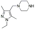 1-(1-ETHYL-3,5-DIMETHYL-1 H-PYRAZOL-4-YLMETHYL)-PIPERAZINE CAS#: 1004195-30-5