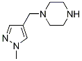 1-[(1-methyl-1H-pyrazol-4-yl)methyl]piperazine(SALTDATA: FREE) CAS#: 1001757-59-0
