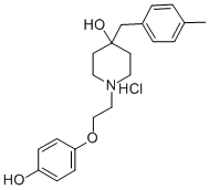 1-[2-(4-HYDROXYPHENOXY)ETHYL]-4-[(4-METHYLPHENYL)METHYL]-4-PIPERIDINOL MONOHYDROCHLORIDE CAS#: 193359-26-1