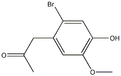 1-(2-BroMo-4-hydroxy-5-Methoxyphenyl)-2-propanone CAS#: 1017083-10-1