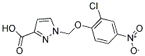 1-(2-CHLORO-4-NITRO-PHENOXYMETHYL)-1 H-PYRAZOLE-3-CARBOXYLIC ACID CAS#: 1004193-30-9