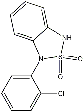 1-(2-Chlorophenyl)-1,3-dihydro-2,1,3-benzothiadiazole 2,2-dioxide CAS#: 1033225-66-9