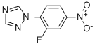 1-(2-FLUORO-4-NITROPHENYL)-1H-1,2,4-TRIAZOLE CAS#: 182060-01-1