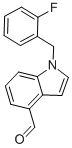 1-[(2-FLUOROPHENYL)METHYL]-1H-INDOLE-4-CARBOXALDEHYDE CAS#: 192994-38-0