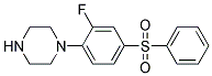 1-[(2-Fluoro-4-phenylsulfonyl)phenyl]piperazine CAS#: 1000339-97-8
