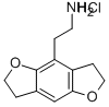 1-(2,3,6,7-Tetrahydrobenzodifuran-4-yl)-2-aminoethane hydrochloride CAS#: 178557-20-5