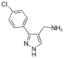 1-[3-(4-chlorophenyl)-1H-pyrazol-4-yl]methanamine(SALTDATA: HCl) CAS#: 1020052-19-0