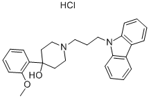 1-[3-(9H-CARBAZOL-9-YL)PROPYL]-4-(2-METHOXYPHENYL)-4-PIPERIDINOL HYDROCHLORIDE CAS#: 184845-43-0