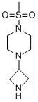 1-(3-AZETIDINYL)-4-(METHYLSULFONYL)-PIPERAZINE CAS#: 178311-72-3