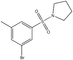 1-(3-BroMo-5-Methylphenylsulfonyl)pyrrolidine CAS#: 1020252-96-3