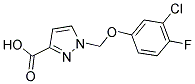 1-(3-CHLORO-4-FLUORO-PHENOXYMETHYL)-1 H-PYRAZOLE-3-CARBOXYLIC ACID CAS#: 1004193-08-1