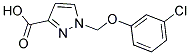 1-(3-CHLORO-PHENOXYMETHYL)-1 H-PYRAZOLE-3-CARBOXYLIC ACID CAS#: 1004193-19-4