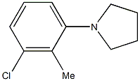 1-(3-Chloro-2-methylphenyl)pyrrolidine CAS#: 1020253-09-1