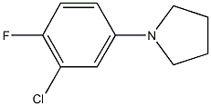 1-(3-Chloro-4-fluorophenyl)pyrrolidine CAS#: 1000339-33-2