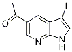 1-(3-IODO-1H-PYRROLO[2,3-B]PYRIDIN-5-YL)ETHANONE CAS#: 1015609-03-6