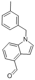 1-[(3-METHYLPHENYL)METHYL]-1H-INDOLE-4-CARBOXALDEHYDE CAS#: 192996-82-0
