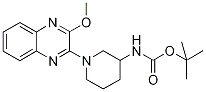 [1-(3-Methoxy-quinoxalin-2-yl)-piperidin-3-yl]-carbaMic acid tert-butyl ester, 98+% C19H26N4O3, 分子量 358.44 CAS#: 1065484-43-6