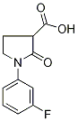 1-(3-fluorophenyl)-2-oxopyrrolidine-3-carboxylic acid CAS#: 1017473-77-6