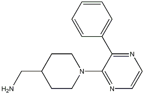 (1-(3-phenylpyrazin-2-yl)piperidin-4-yl)methanamine CAS#: 1069473-58-0
