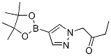 1-(4-(4,4,5,5-tetramethyl-1,3,2-dioxaborolan-2-yl)-1H-pyrazol-1-yl)butan-2-one CAS#: 1022092-31-4