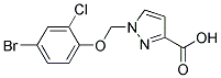 1-(4-BROMO-2-CHLORO-PHENOXYMETHYL)-1 H-PYRAZOLE-3-CARBOXYLIC ACID CAS#: 1001500-72-6