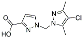 1-(4-CHLORO-3,5-DIMETHYL-PYRAZOL-1-YLMETHYL)-1 H-PYRAZOLE-3-CARBOXYLIC ACID CAS#: 1004192-90-8