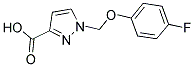1-(4-FLUORO-PHENOXYMETHYL)-1 H-PYRAZOLE-3-CARBOXYLIC ACID CAS#: 1004193-27-4