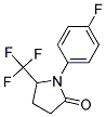 1-(4-FLUORO-PHENYL)-5-TRIFLUOROMETHYL-PYRROLIDIN-2-ONE CAS#: 1020717-94-5