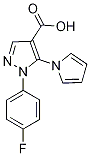 1-(4-FLUOROPHENYL)-5-(1H-PYRROL-1-YL)-1H-PYRAZOLE-4-CARBOXYLIC ACID CAS#: 1015873-61-6