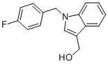 1-[(4-FLUOROPHENYL)METHYL]-1H-INDOLE-3-METHANOL CAS#: 195253-43-1
