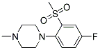 1-[(4-Fluoro-2-methylsulfonyl)phenyl]-4-methylpiperazine CAS#: 1000339-70-7