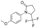 1-(4-METHOXY-PHENYL)-5-TRIFLUOROMETHYL-PYRROLIDIN-2-ONE CAS#: 1020717-93-4