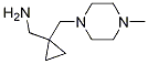 ((1-[(4-METHYL-1-PIPERAZINYL)METHYL]CYCLOPROPYL)METHYL)AMINE CAS#: 1015846-52-2