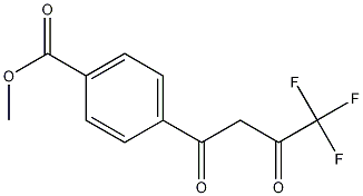 1-(4-Methoxycarbonylphenyl)-4,4,4-trifluoro-1,3-butanedione CAS#: 1076198-42-9