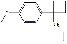 1-(4-Methoxyphenyl)cyclobutanaMine hcl CAS#: 1017387-07-3