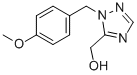 1-[(4-Methoxyphenyl)methyl]-1H-1,2,4-triazole-5-methanol CAS#: 199014-14-7